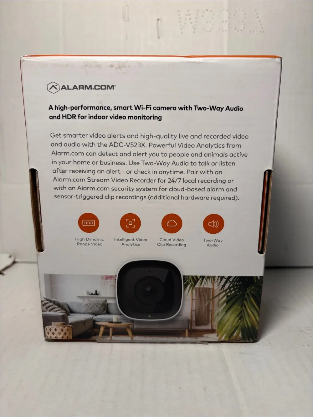 Alarm.com V523X 1080p Indoor Wi‑Fi Camera - White